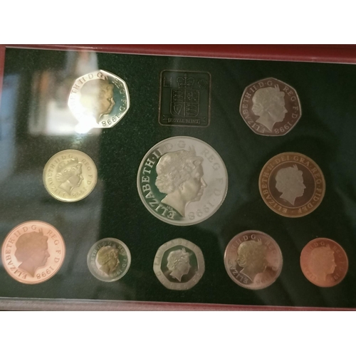 51 - Three Deluxe United Kingdom Proof Sets to Incl. 1997, 1998 & 1999