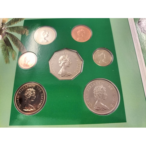 61 - Five Uncirculated Coin Sets to Incl. Canada, Tuvalu, Maldives, Mauritius & Diana Memorial Coin