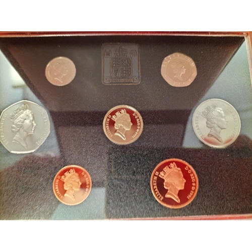 67 - Two Royal Mail Deluxe Coin Sets in Presentation Cases to Incl. 1991 & 1992