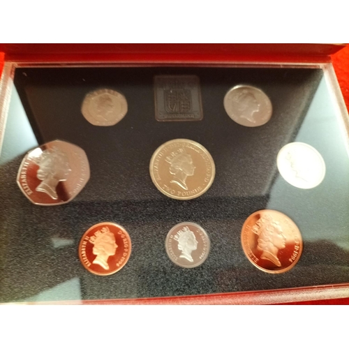 73 - Two Royal Mail Deluxe Coin Sets in Presentation Cases to Incl. 1993 & 1994