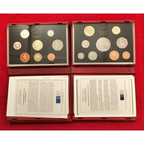 81 - Two Royal Mint Deluxe Coin Sets in Presentation Cases to Incl. 1995 & 1996