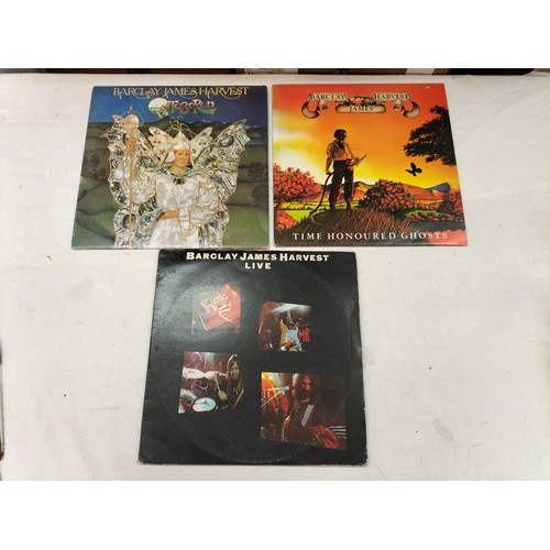 1A - Barclay James Harvest LPs (3) to include 2442-144 'Octoberon' A//1 B//1 Embossed Cover 1st Press, 23... 