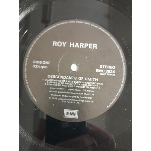 3 - Roy Harper LPs (5) to include AWL 1007 ' Lifemask' A-1 B-1, PUBLP 5001 'Work of Heart' A-1 B-1, EMC ... 