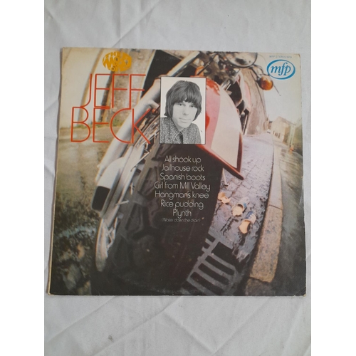 7 - Jeff Beck LPs (4) to include JJSL 30107 'Wired' -A -B Rare Singapore Pressing, S EPC 69117 'Blow by ... 