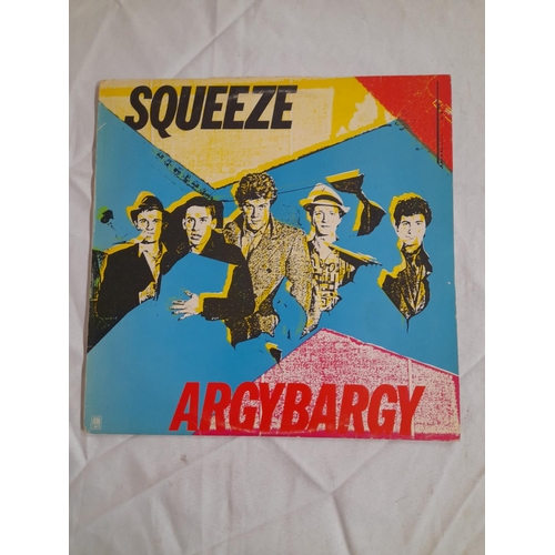 8 - Squeeze LPs (3) to include AMLH 64802 'Argy Bargy' A1 B1, AMID 122 'Squeeze' A2 B3 and AMLH 68503 'C... 