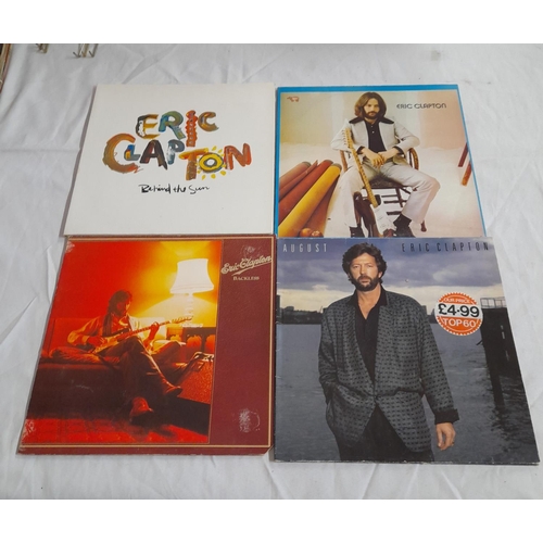 9 - Eric Clapton LPS (4) to include SPELP 54 'Eric Capton' A//1 B//1 Re-Issue, RS-1-3039 'Backless' A6 B... 