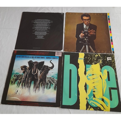 10 - Elvis Costello LPS (4) to include XXLP13 'Almost Blue' A1 B1, JC 35709 'Armed Forces' 1B 1G, RAD3 'T... 