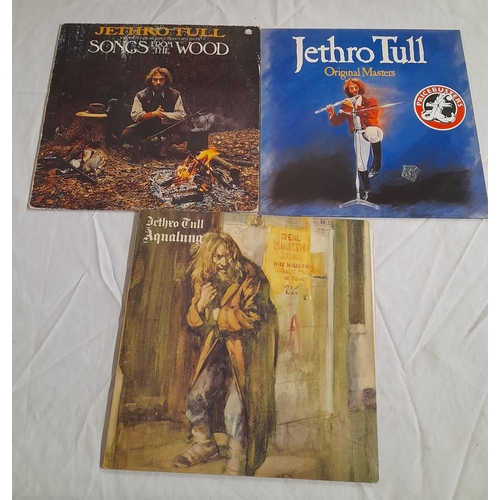 11 - Jethro Tull LPs (3) to include CBR 1044 'Aqualung' A/1 B/1 USA Pressing, JTTV 1 'Jethro Tull Origina... 