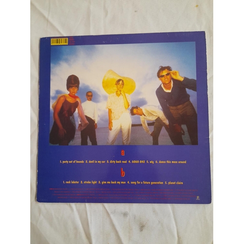 12 - B-52's LPs (5) to include IPM 1001 'Party Mix'  A-3u B-1u, ILPS 9622 'Wild Planet' A-1u B-2u, 204 21... 