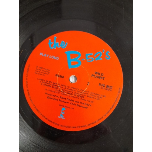 12 - B-52's LPs (5) to include IPM 1001 'Party Mix'  A-3u B-1u, ILPS 9622 'Wild Planet' A-1u B-2u, 204 21... 