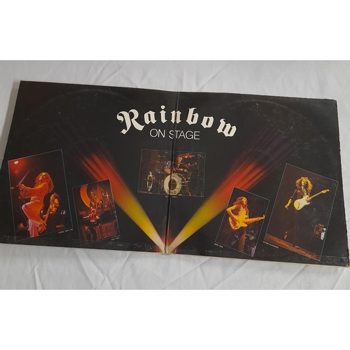 16 - Rainbow LPs (4) to include SHELP34 'Lon Live Rock 'n Roll' A//1 B//1, 2490-137 'Rainbow Rising' A//2... 