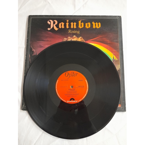 16 - Rainbow LPs (4) to include SHELP34 'Lon Live Rock 'n Roll' A//1 B//1, 2490-137 'Rainbow Rising' A//2... 