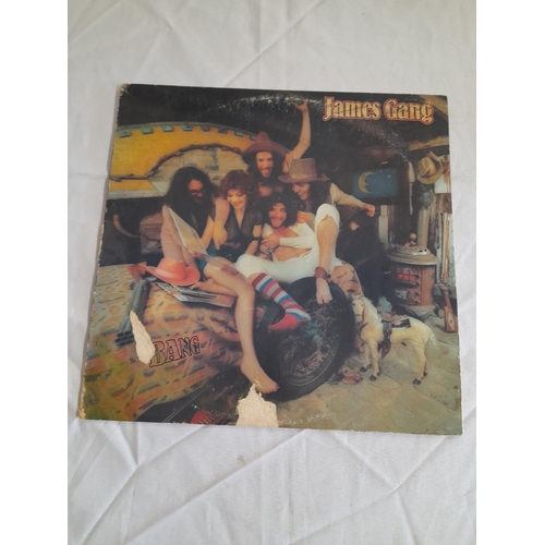 19 - James Gang LPs (5) to include 25 584 XAT 'Pop Gold' A1 B1, ABCX - 721 'Thirds' 1-A 1-B, SD 7037 'Jam... 