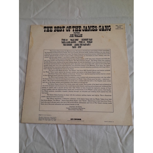 19 - James Gang LPs (5) to include 25 584 XAT 'Pop Gold' A1 B1, ABCX - 721 'Thirds' 1-A 1-B, SD 7037 'Jam... 