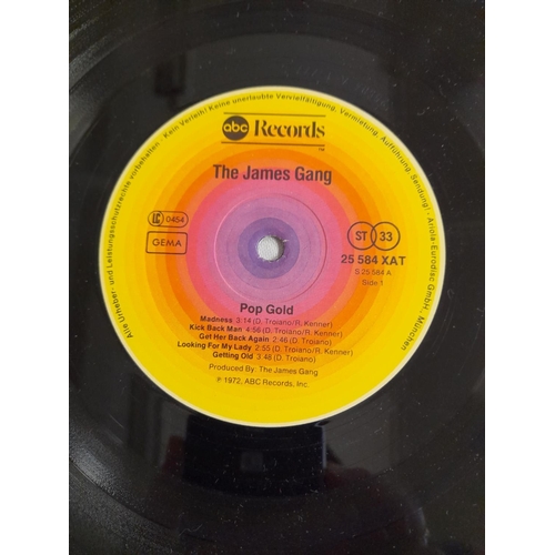 19 - James Gang LPs (5) to include 25 584 XAT 'Pop Gold' A1 B1, ABCX - 721 'Thirds' 1-A 1-B, SD 7037 'Jam... 