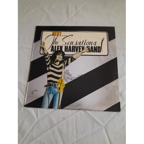 21 - The Sensational Alex Harvey Band LPs (4) to include 6360 103 'Next' 1//1 2//1, TQPS 112 'Sahb Storie... 