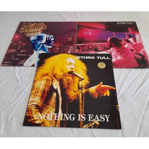 22 - Jethro Tull LPs (3) to include TSP013 'Nothing is Easy' on Yellow Transparent Vinyl -A -B, CDL 1301 ... 