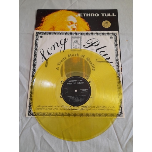 22 - Jethro Tull LPs (3) to include TSP013 'Nothing is Easy' on Yellow Transparent Vinyl -A -B, CDL 1301 ... 