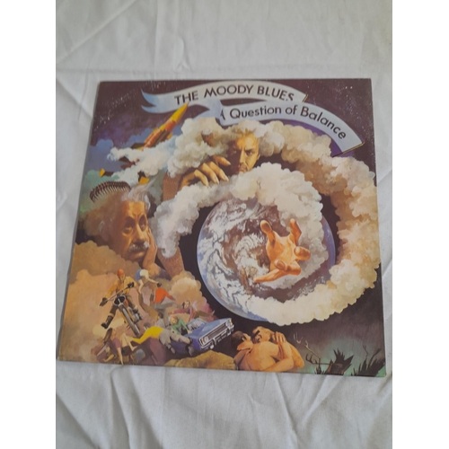 25 - The Moody Blues LPs (5) to include NE 1051 'Out of This World' A-3 B-3, THS 1 'To Our Children's Chi... 