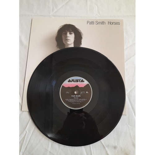 26 - Patti Smith LPs (2) to include 88875111731 'Horses' 1A 1B Re-Issue and FA 3058 'Easter' A-1 B-1.