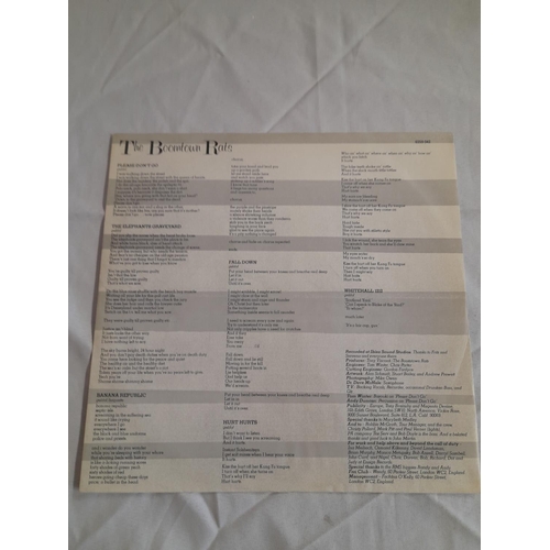 29 - The Boomtown Rats LPs (3) to include 6359 042 'Mondo Bongo' 1//1 2//2, MERL 38 'Boomtown Rats in the... 