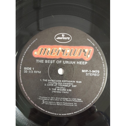 33 - Uriah Heep LPs (4) to include ILPS 9142 'Very 'Eavy .... Very 'Umble' A1 B1, CHALP 107 'Look at Your... 