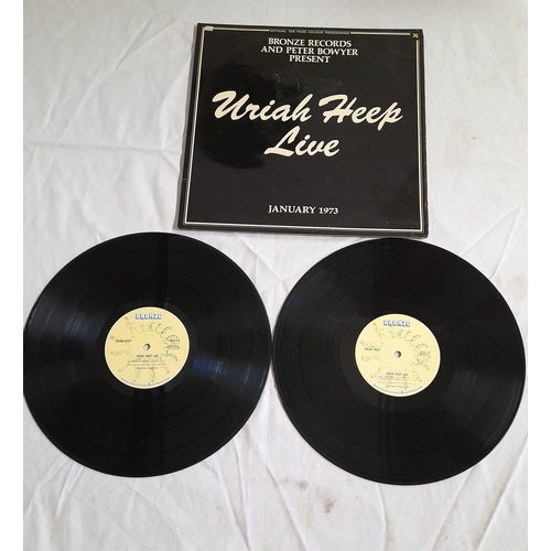 33 - Uriah Heep LPs (4) to include ILPS 9142 'Very 'Eavy .... Very 'Umble' A1 B1, CHALP 107 'Look at Your... 