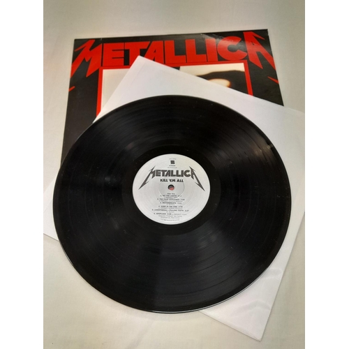 36 - Heavy Rock/Heavy Metal Collection of 7 LPs to include BLCKND003R Metallica 'Kill 'em All' -A -B 180 ... 