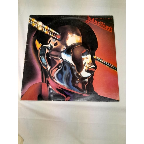 37 - Judas Priest LPs (3) to include CBS 82430 'Stained Glass' A1 B3, GULP 1026 'The Best Of' A1 B2 and C... 