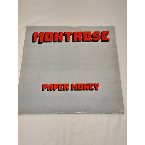 38 - Hard Rock LPs (4) to include K56069 Montrose 'Paper Money' A1 B1 and K46276 'Montrose' A1 B1, April ... 