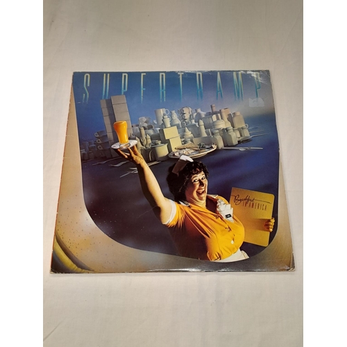 40 - Supertramp LPs (3) to include AMLH 68347 'Crisis What Crisis' A4 B3, AMD 123 'Supertramp' A6 B3 and ... 