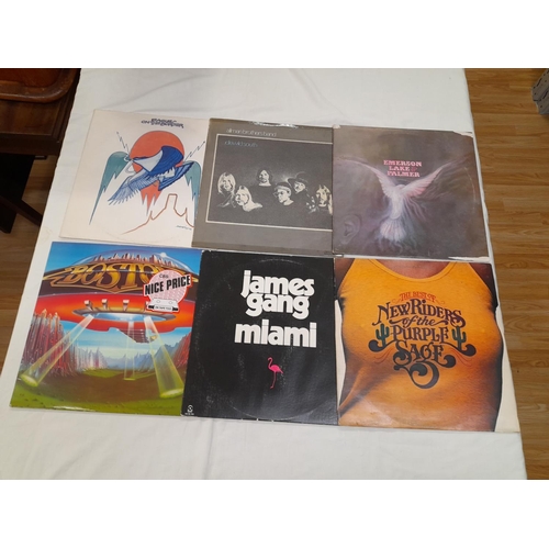 41 - Classic/Soft Rock Collection of 6 LPs to include SYL 9016 Eagles 'On the Border' A1 B1, EPC 32048 Bo... 