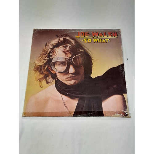 42 - Classic Rock LPs (5) to include ABCL 5055 Joe Walsh 'So What' A-1u B-1U, ILPS 9511 Ian Gillan Band '... 