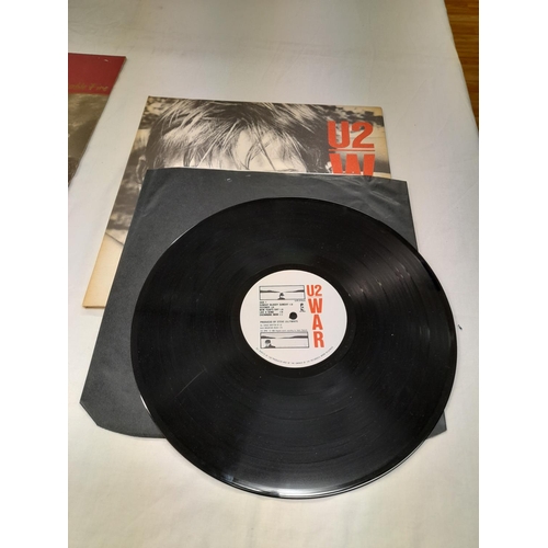 45 - U2 LPs (2) to include U2 5 'Unforgettable Fire' A-7u B-9u and ILPS 9733 'War' A-2u B-1u.