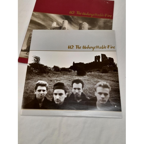 45 - U2 LPs (2) to include U2 5 'Unforgettable Fire' A-7u B-9u and ILPS 9733 'War' A-2u B-1u.