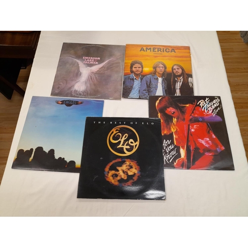 49 - Collection of 5 LPs to include K43503 Emerson Lake and Palmer 'Emerson Lake and Palmer' A1 B1, K4618... 