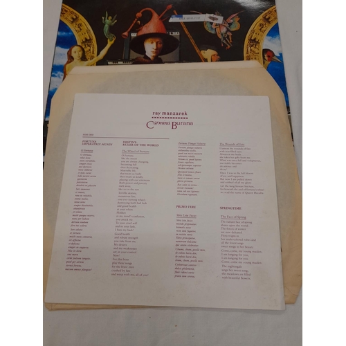 55 - Collection of Rock/Classic Rock LPs (7) to include AMLX 64945 Ray Manzarek 'Carmina Burana' A- B-, 3... 