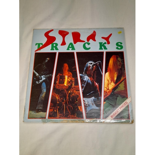 58 - Collection of 4 LPs to include TRA SAM 33 Stray 'Tracks' A-1 B-1, STRAY1 Stray Cats 'Pin Up' A//1 B/... 