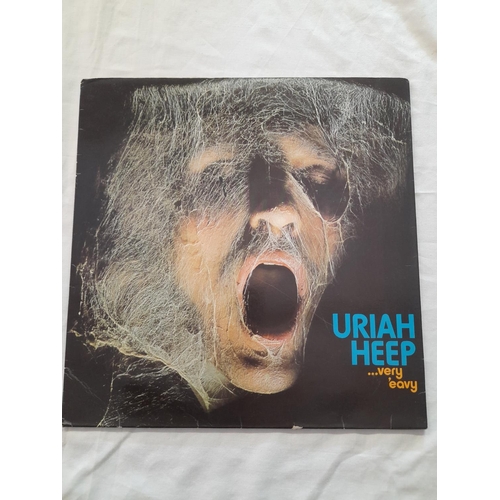 65 - Uriah Heap LPs (3) to include ILPS 9142 'Very 'Eavy, Very 'Umble' A1 B1, ILPS 9245 'Sweet Freedom' A... 