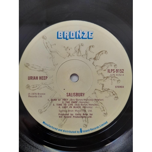 65 - Uriah Heap LPs (3) to include ILPS 9142 'Very 'Eavy, Very 'Umble' A1 B1, ILPS 9245 'Sweet Freedom' A... 