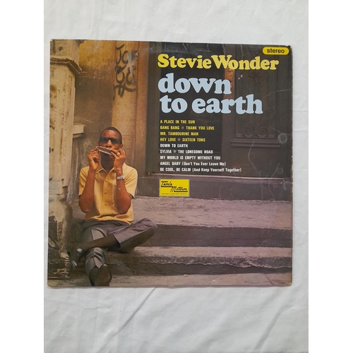 70 - Collection of Funk and Soul LPs (6) to include STML 11045 Stevie Wonder 'Down to Earth' A1 B1, SPR 9... 