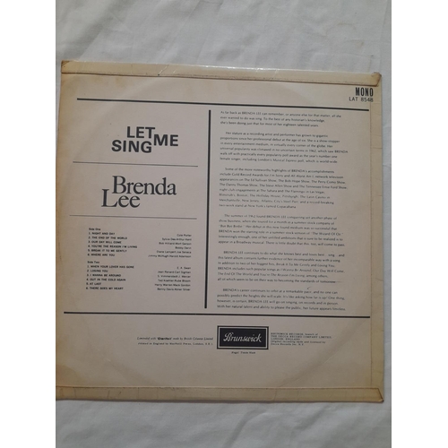 71 - Collection of Female Artists LPs (6) to include LAT 8548 Brenda Lee 'Let me Sing' 1A 1B and LAT 8396... 