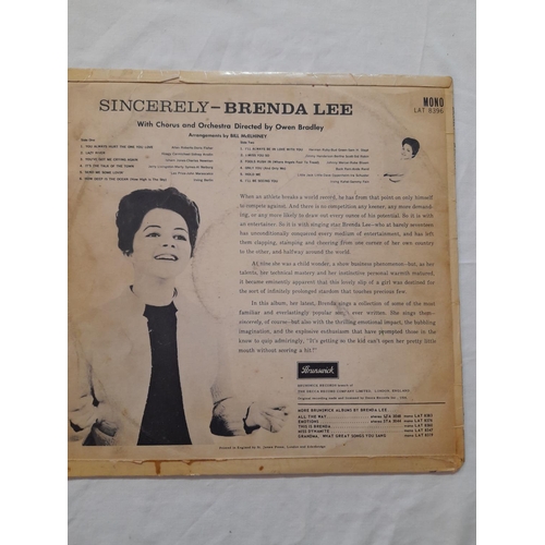 71 - Collection of Female Artists LPs (6) to include LAT 8548 Brenda Lee 'Let me Sing' 1A 1B and LAT 8396... 