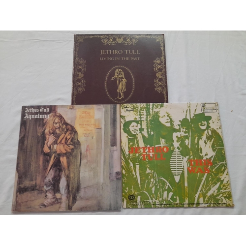 72 - Jethro Tull LPs (3) to include CJT1/2 'Living in the Past', ILPS 9145 'Aqualung' A-1u B-3u, ILPS 908... 