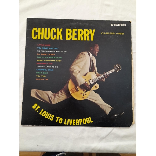 76 - Collection of LPs (7) to include HAU 8108 Roy Orbison' In Dreams' 1-B 2-B, MAL 611 Chuck Berry 'Chuc... 