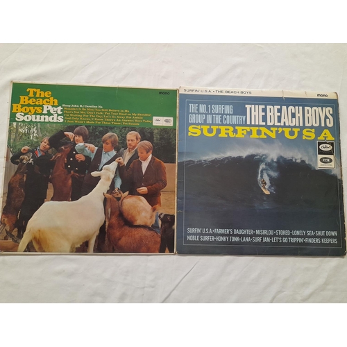 78 - Beach Boys LPs (2) to include T2458 'Pet Sounds' Mono -1 -1 and T1890 'Surfin' USA' Mono -1 -1.