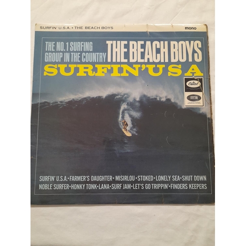 78 - Beach Boys LPs (2) to include T2458 'Pet Sounds' Mono -1 -1 and T1890 'Surfin' USA' Mono -1 -1.