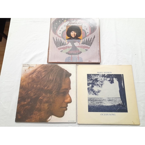 79 - Female Artist LPs (3) to include ODE 77016 Carol King 'Rhymes to Reason' A-1 B-1, SMAS 3381 Mary Hop... 