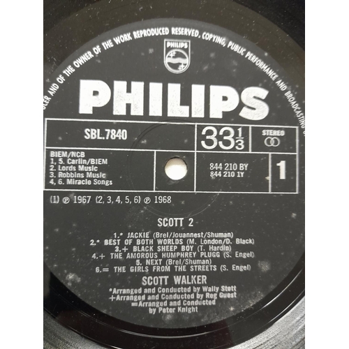 80 - 1960's Male Artist LPs (5)  to include SBL 7900 Scott Walker 'Songs from his TV Series' 1y//1 2y//1,... 