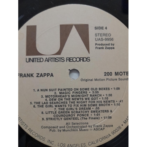 83 - Frank Zappa LPs (2)) to include UAS 9956 '200 Motels' -1 -2 -3 -4 (No Insert) and CBS 66368 'Shut Up... 